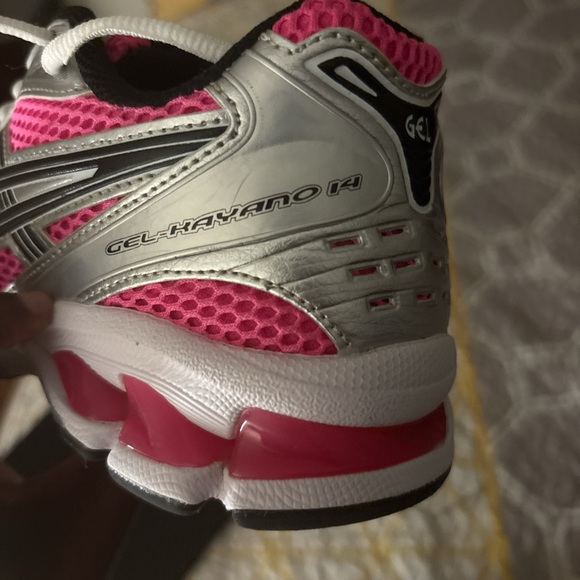 ASICS Gel-Kayano 14 Pink and Metallic Sneakers